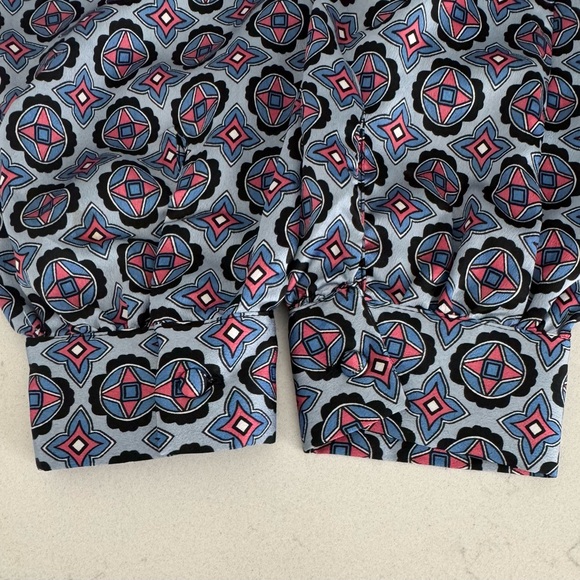 Laundry By Shelli Segal Blouse Multicolor Patterned size s/p/ch - Picture 6 of 10
